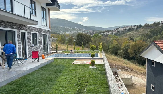 Bahçe Tasarımı uygulamasından bir görünüm